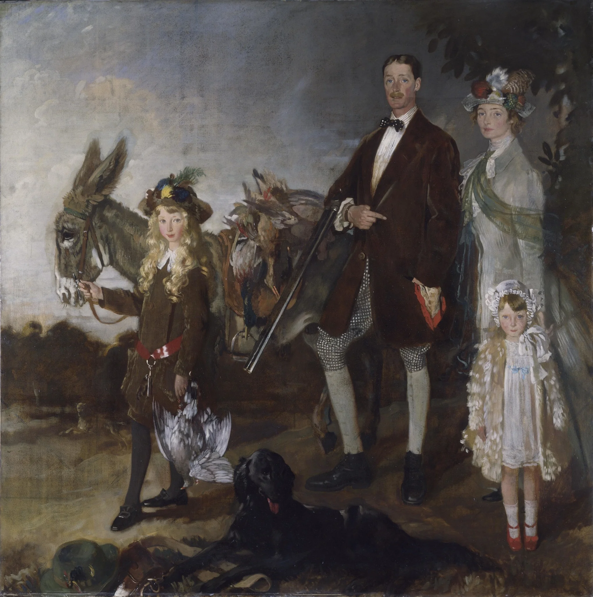 The Vere Foster Family, detail