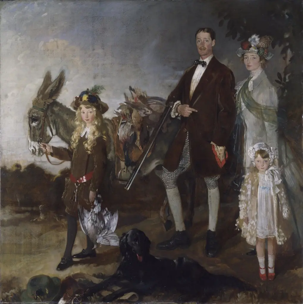 The Vere Foster Family, by William Orpen, oil, 1907