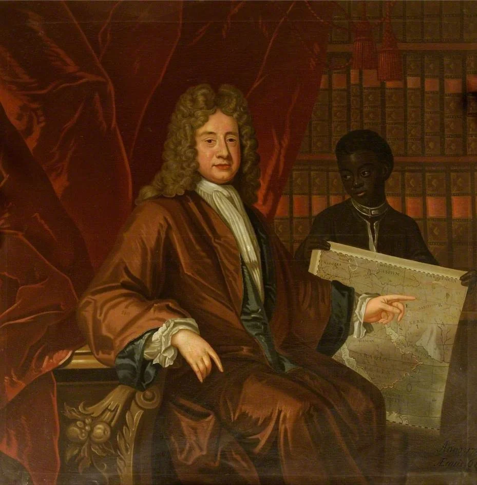 Sir John Chardin, detail
