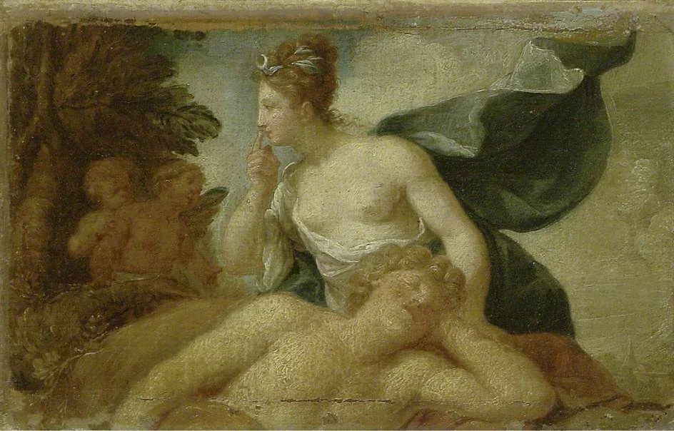 Diana and Endymion, detail