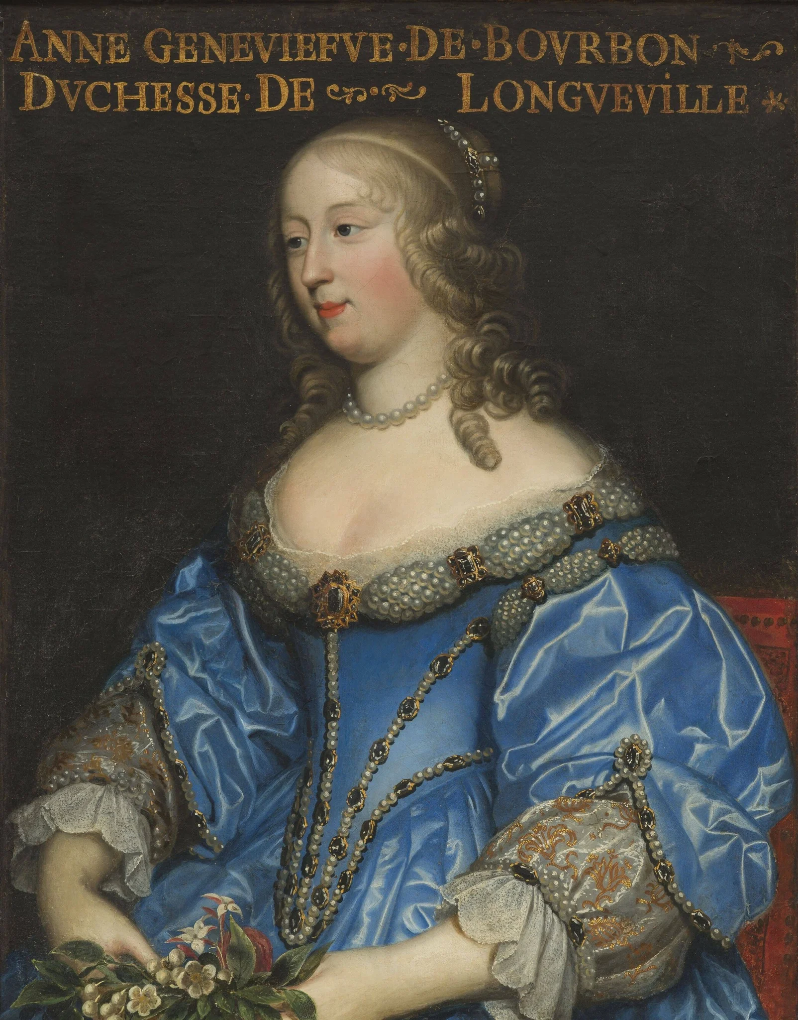 Anne-Genneviève de Bourbon-Condé, Duchess of Longueville, detail