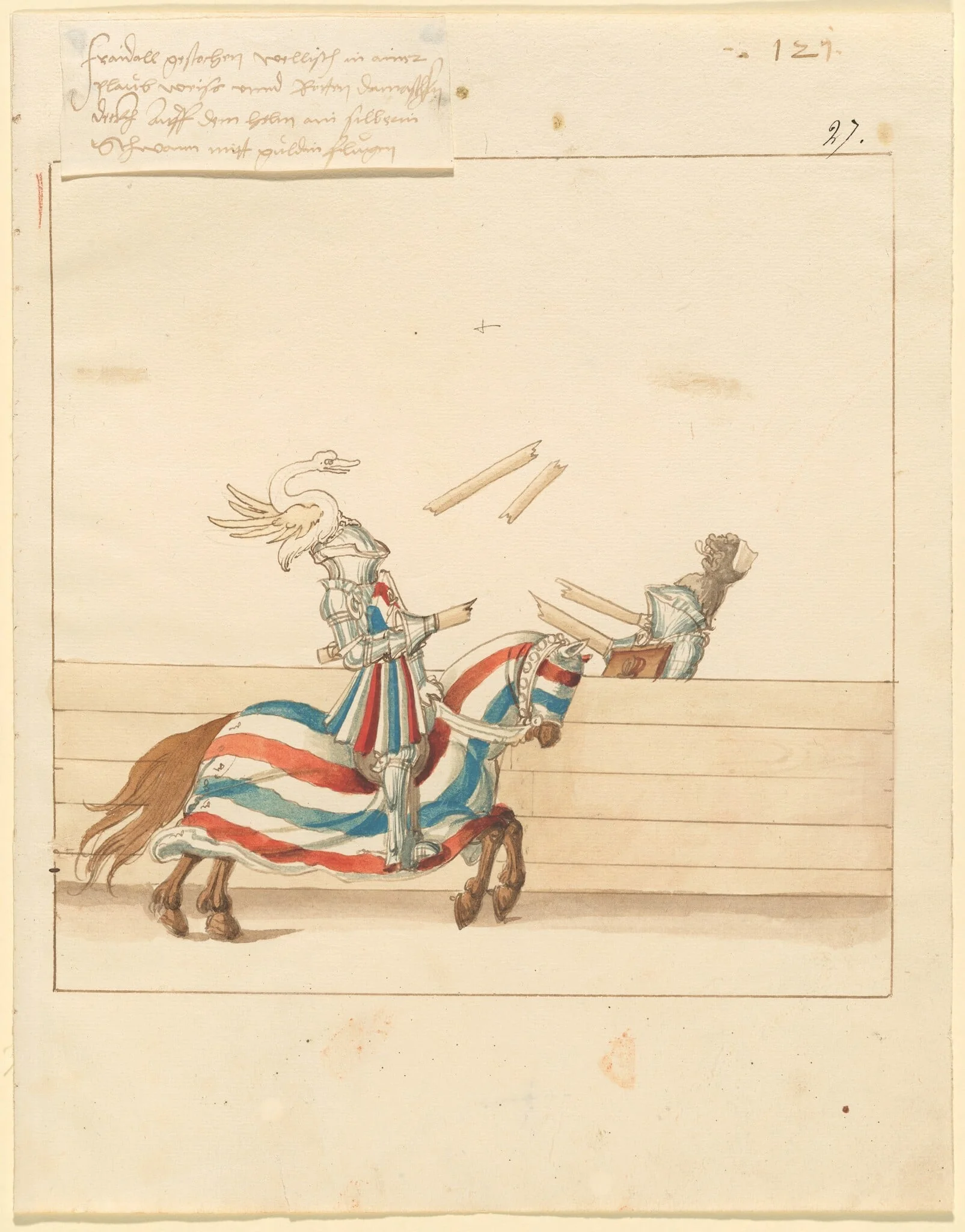 Italian Joust of Peace, detail