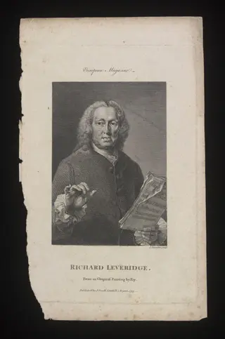 Richard Leveridge, by John Saunders, 1