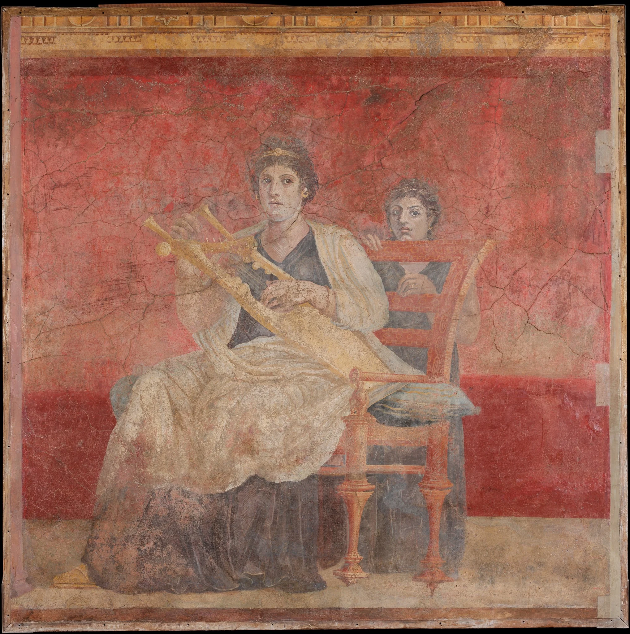 Wall painting from Room H of the Villa of P. Fannius Synistor at Boscoreale, detail