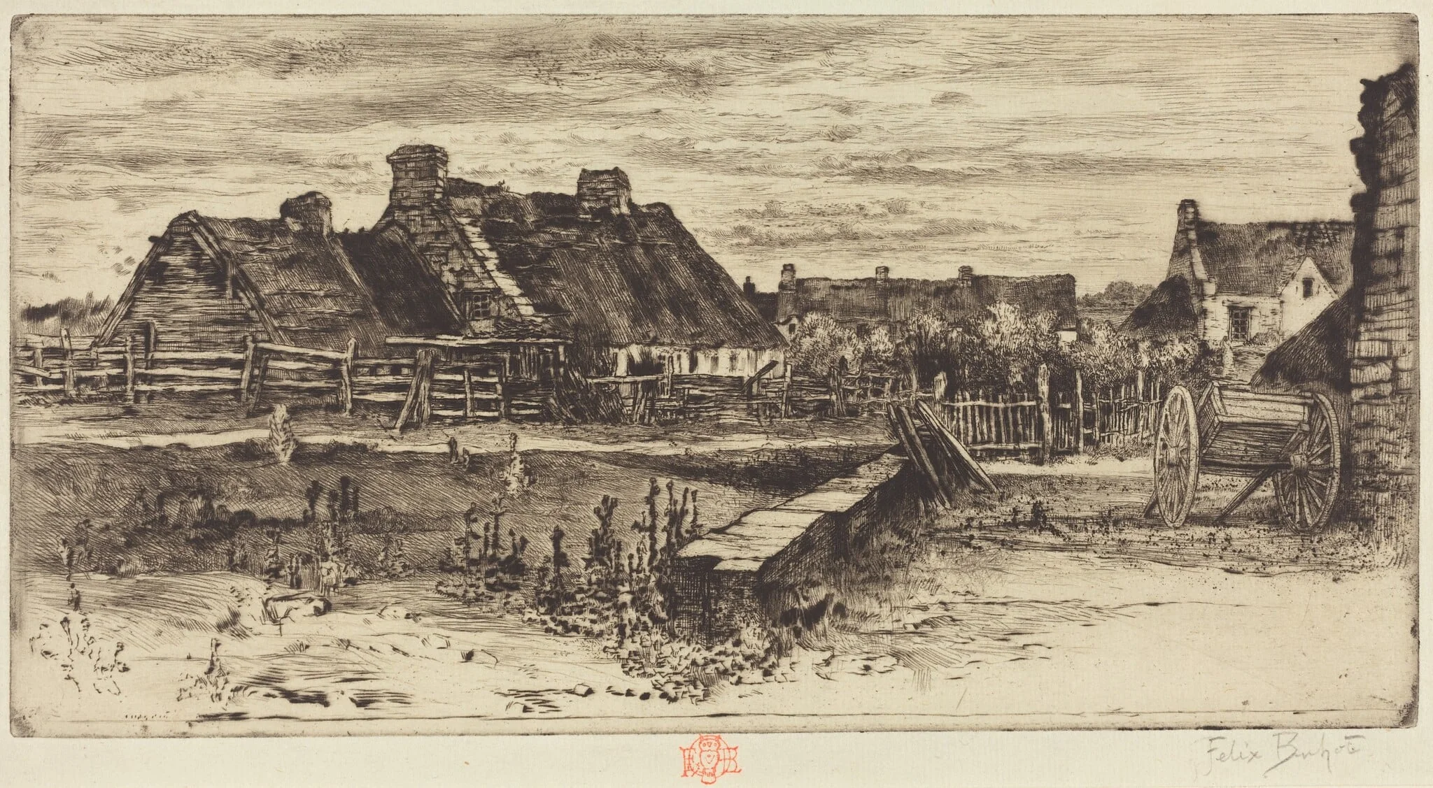 Les Grandes Chaumières, detail
