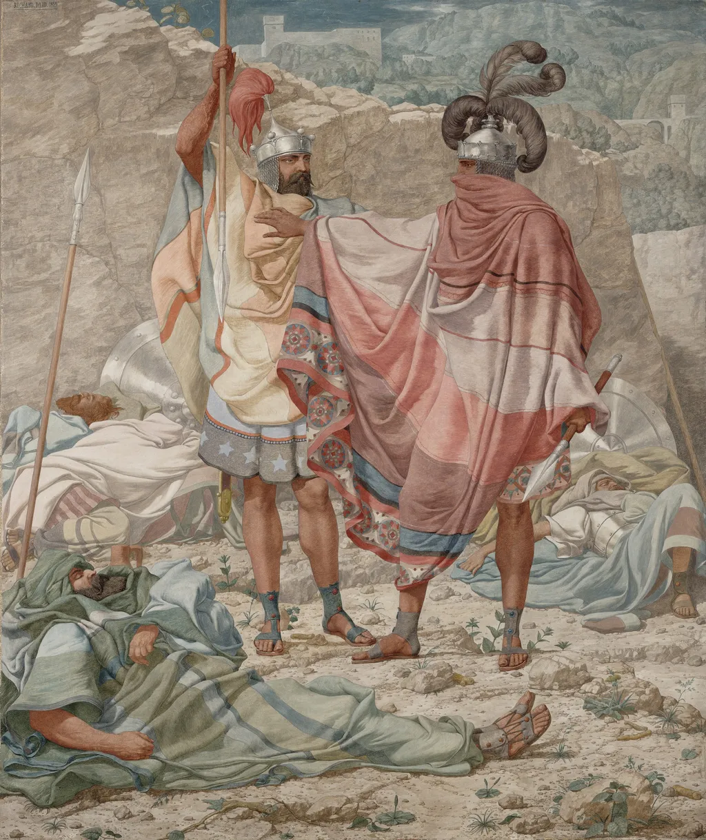 Mercy: David Spareth Saul's Life, by Richard Dadd, oil, 1854