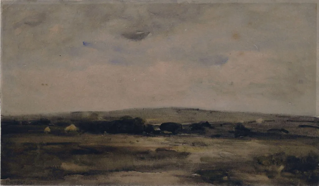 Near Weymouth, by Peppercorn, watercolor, 1870