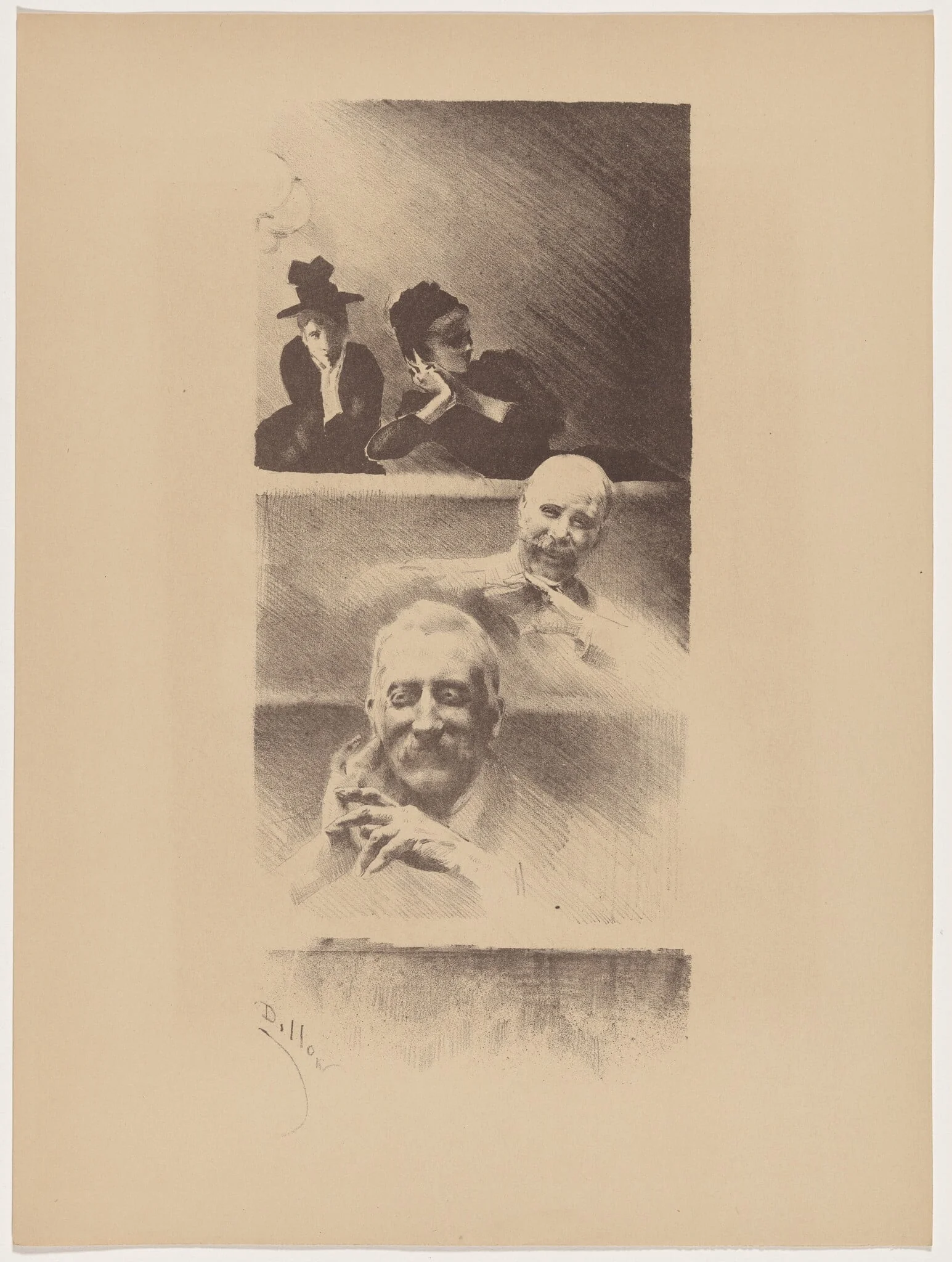 Au théâtre, detail
