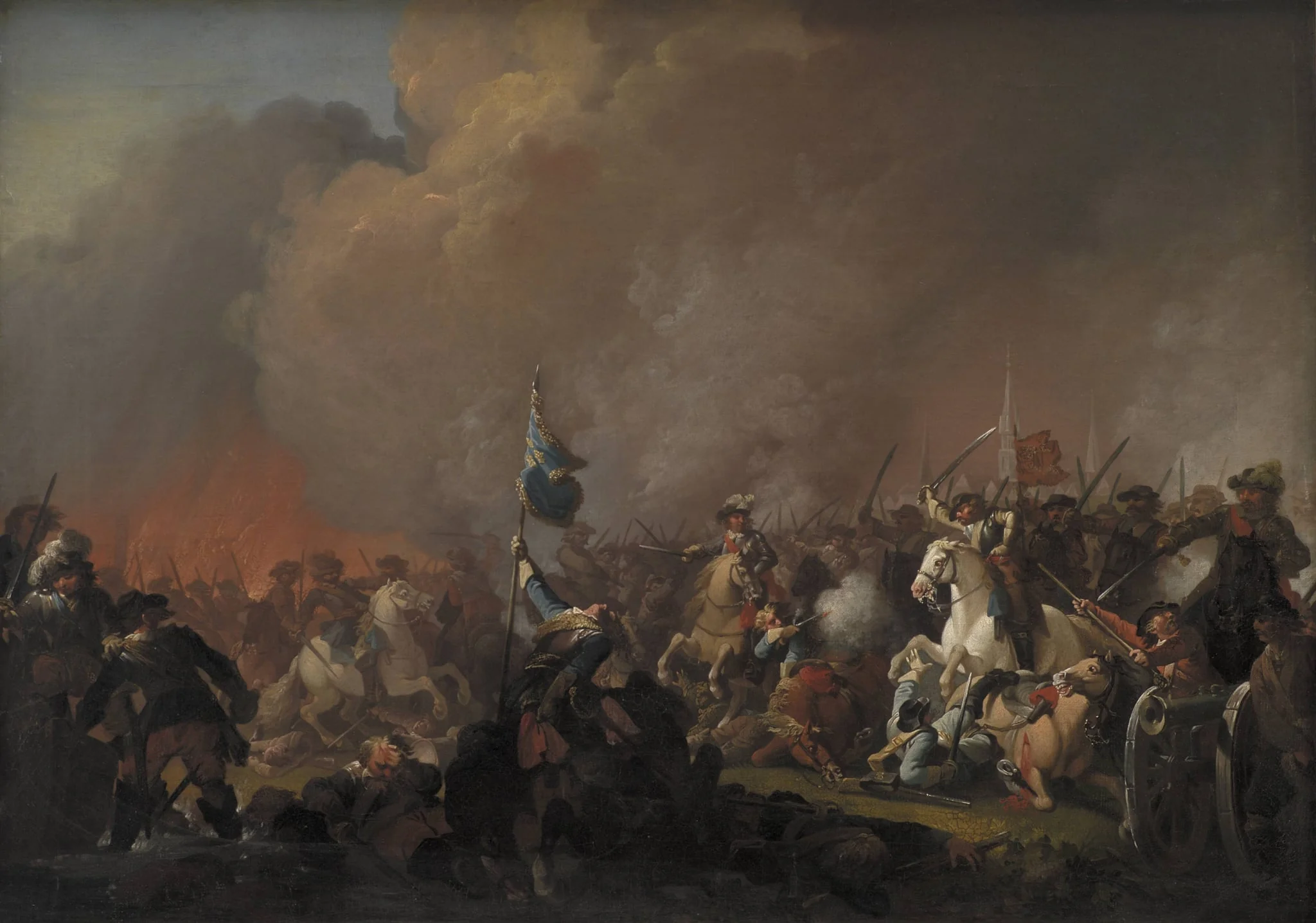 Udfaldet på Amager 1658 under Svenskekrigen 1657-60, detail