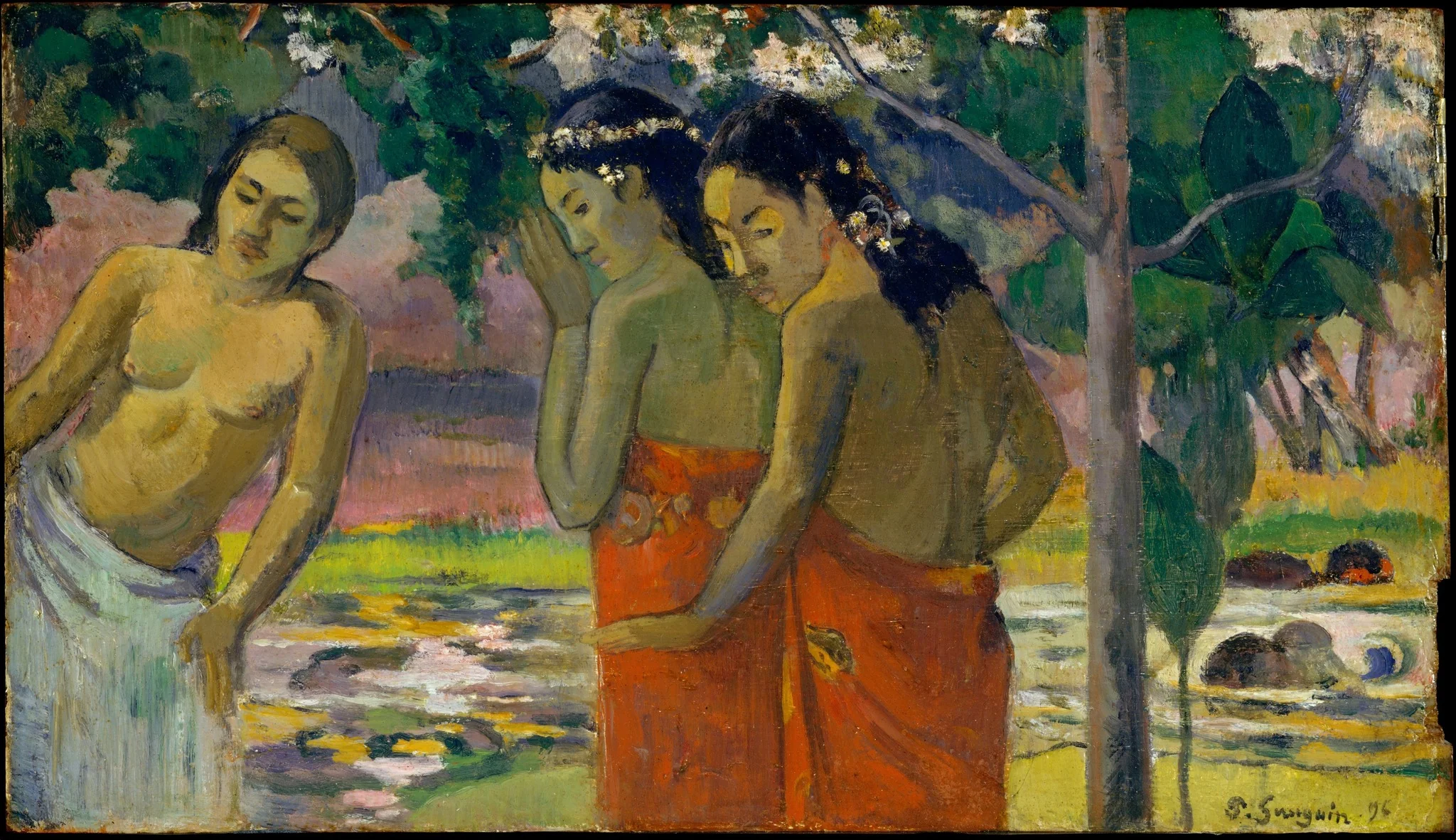 Three Tahitian Women, detail