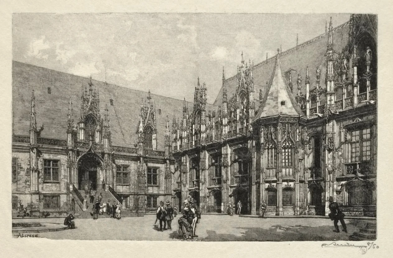 Rouen Illustré: Le Palais du Justice, detail