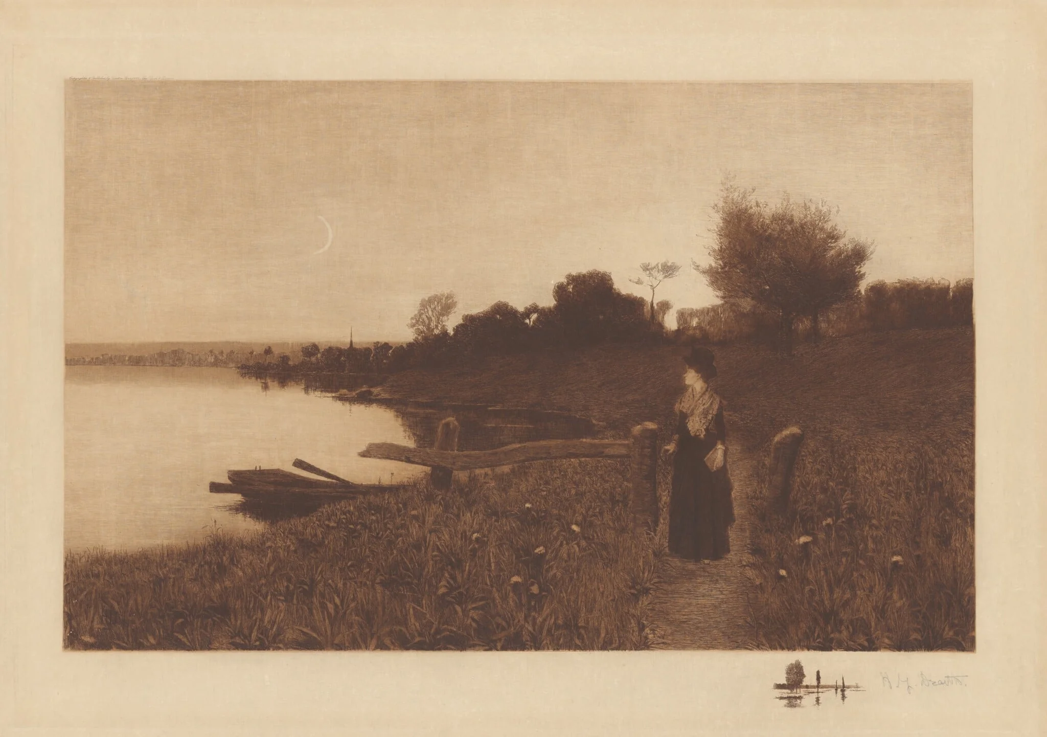 Untitled (Moonlight Stroll), detail
