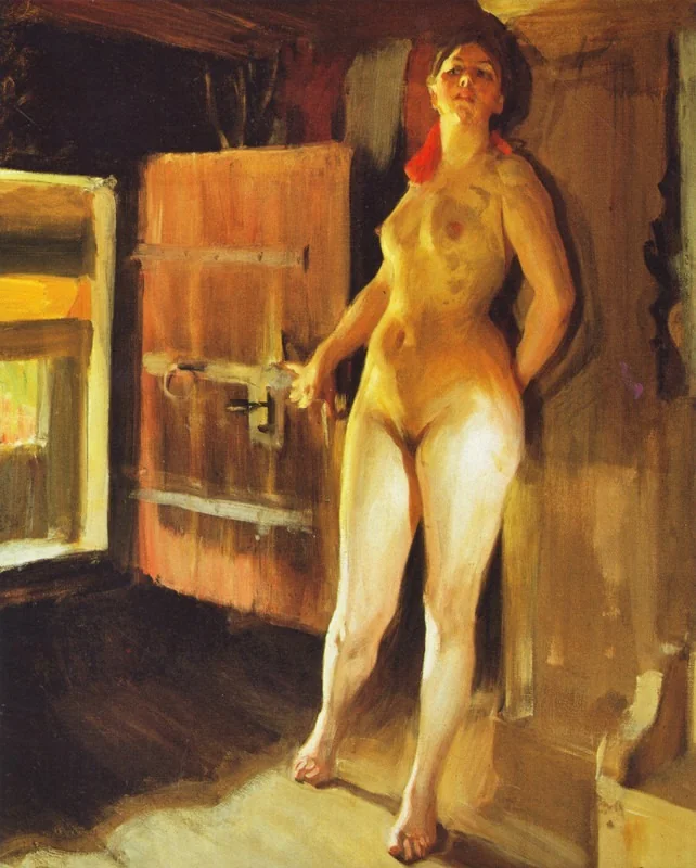 Girl in the Loft, detail
