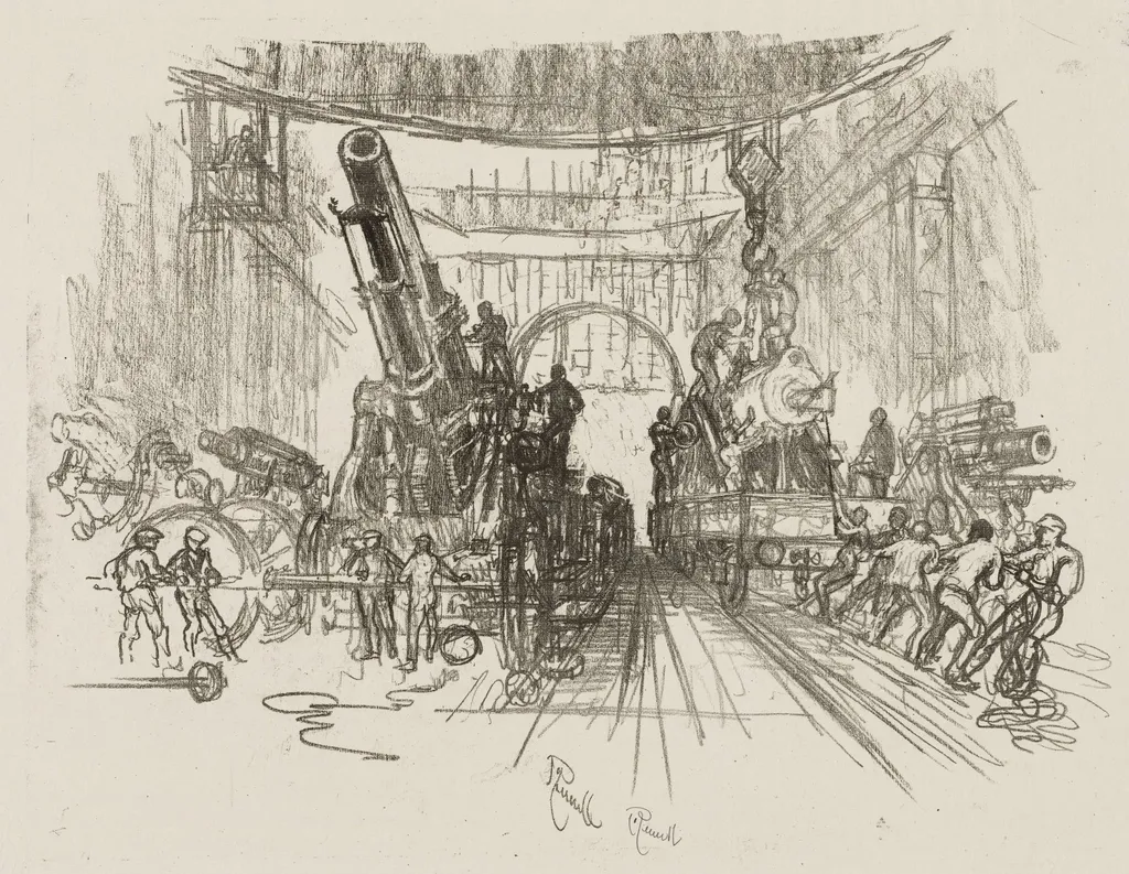 English War Work:  Ready for War, by Joseph Pennell, 1916