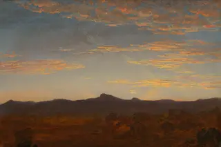 Study for "Catskill Creek", by Thomas Cole, oil, 1844