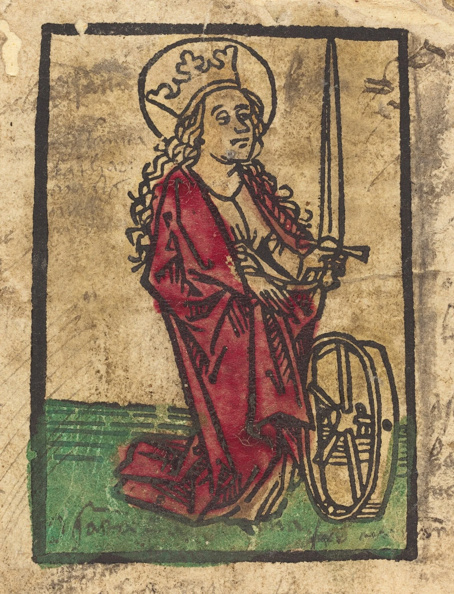 Saint Catherine of Alexandria, detail