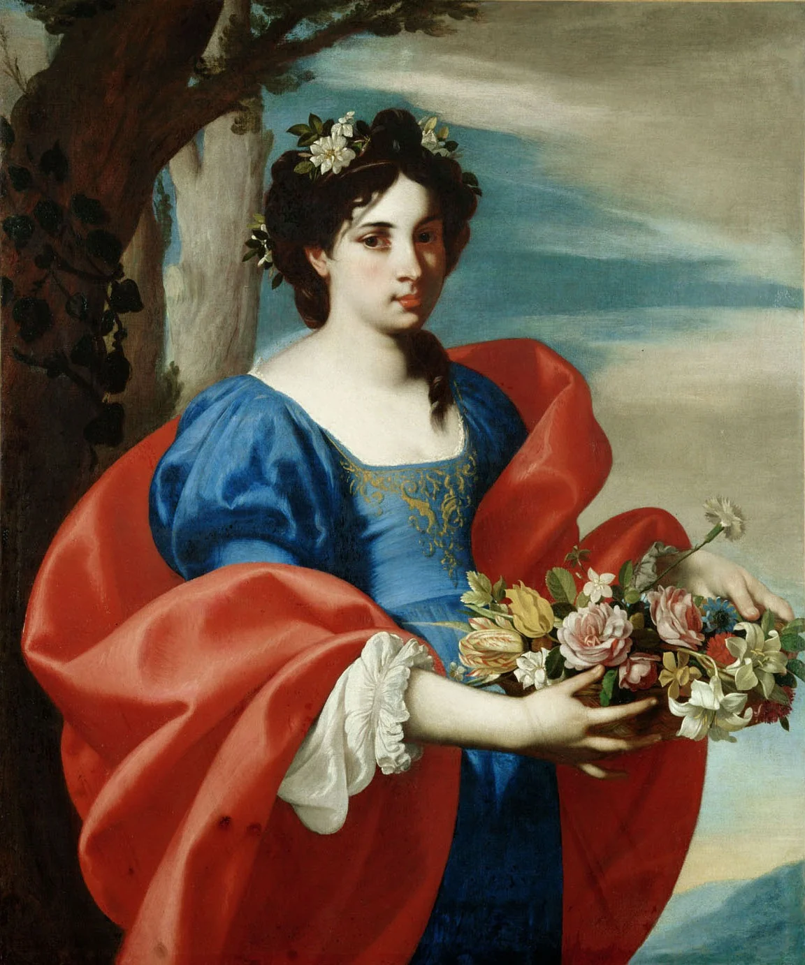 Flora, detail