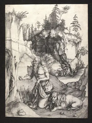 St Jerome in Penitence, by Albrecht Dürer, 1496