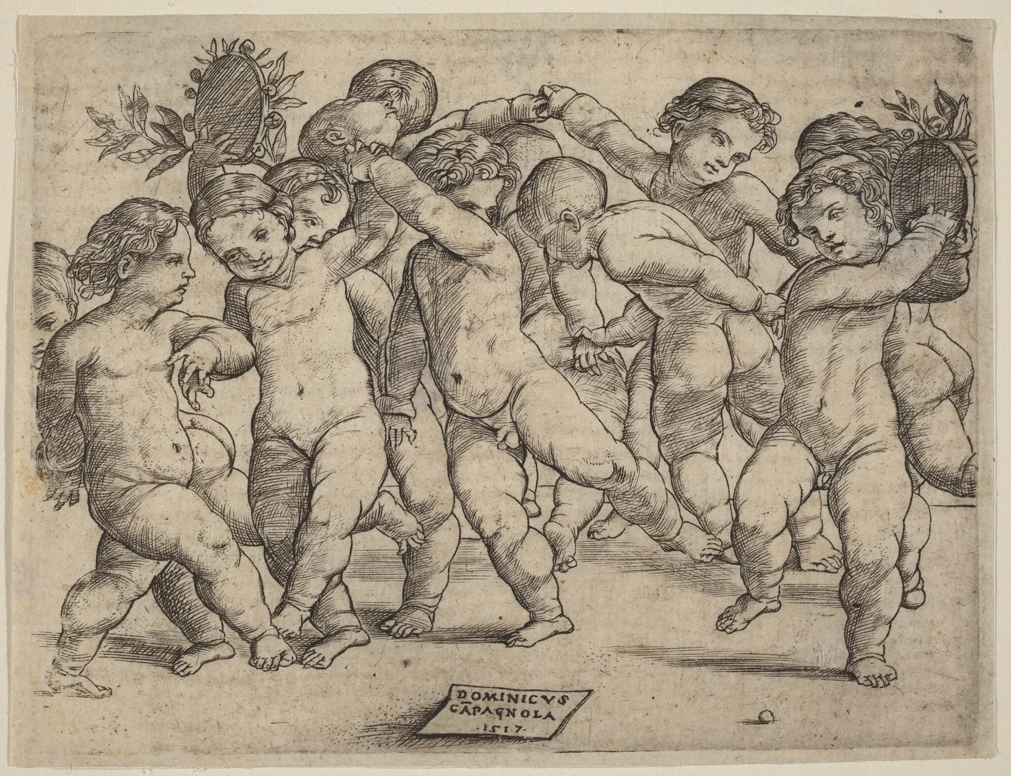 Twelve Children Dancing, detail