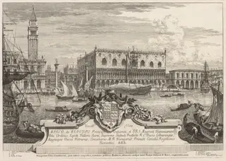 Views of Venice:  The Piazzetta and Ducal Palace, by Michele Marieschi, 1741