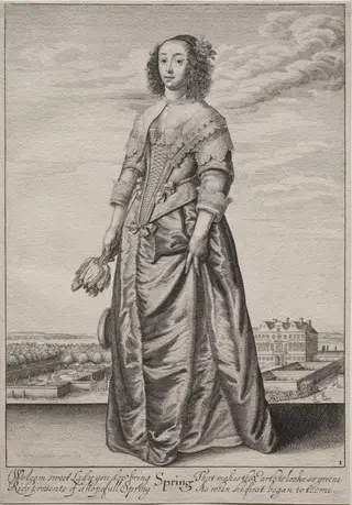 The Seasons:  Spring, by Wenceslaus Hollar, 1644