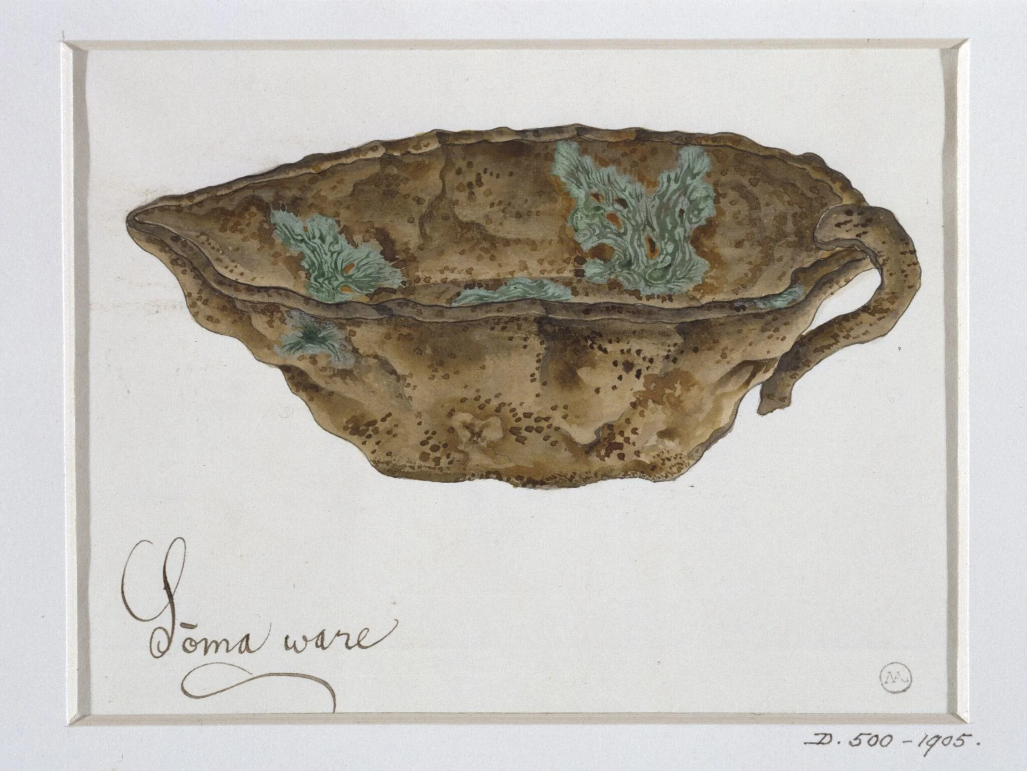 Sōma ware, detail