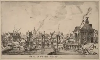 Heyligeweg Gate (Heyligewechs Poort), by Nooms, called Zeeman, Reinier, ink, 1638