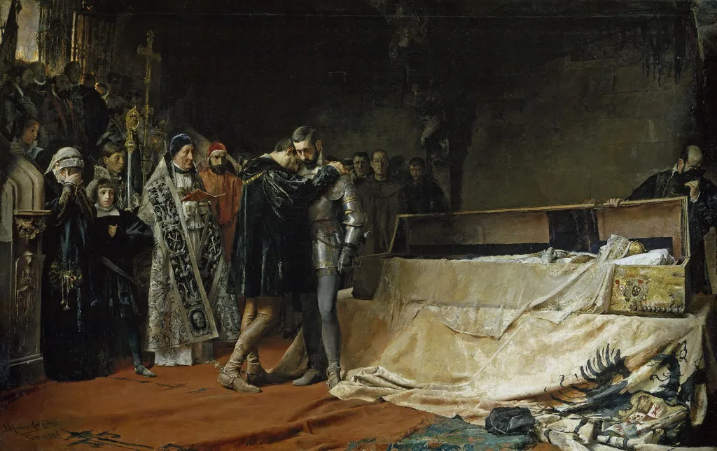 The Conversion of the Duke of Gandía, by José Moreno Carbonero, oil, 1892