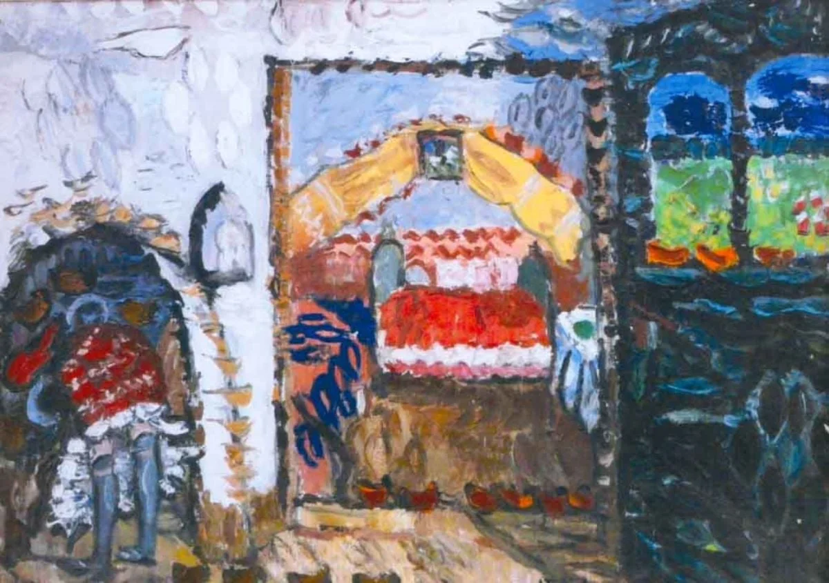 Interior țărănesc, detail