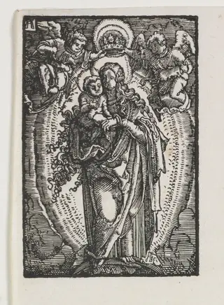The Fall and Redemption of Man:  The Virgin as Queen of Heaven, by Albrecht Altdorfer, 1513