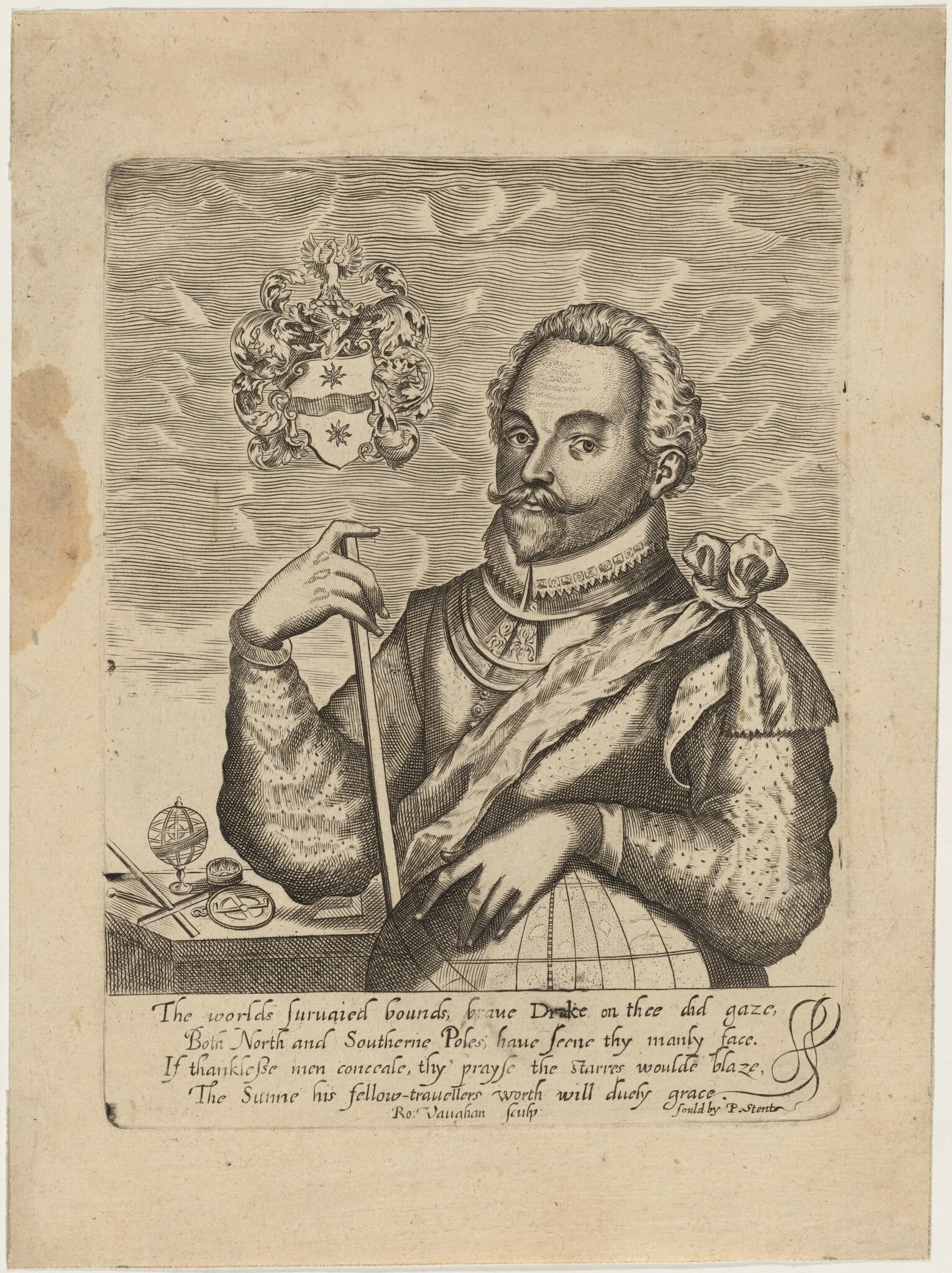 Sir Francis Drake, detail