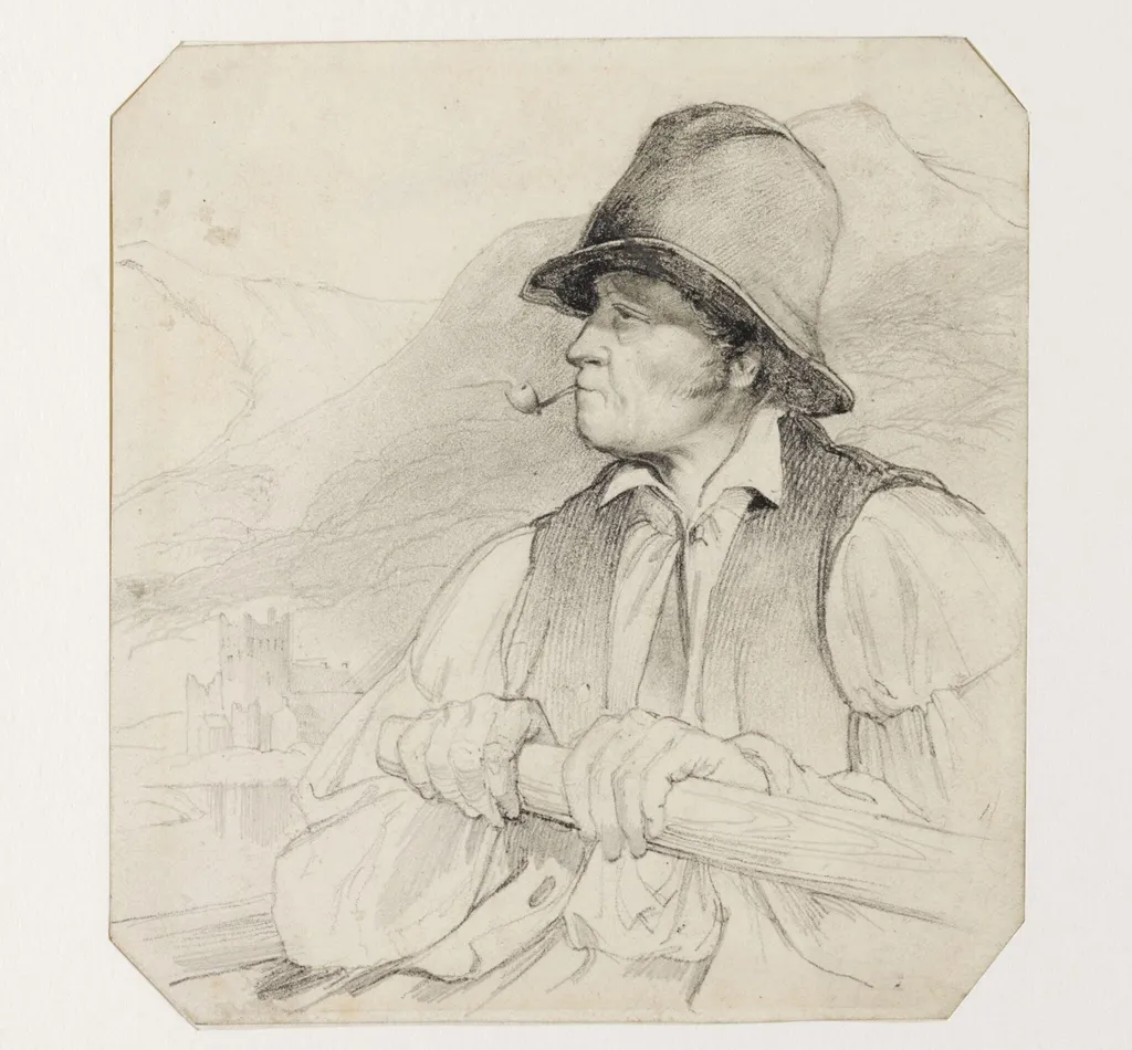 Riverboat Man, by Daniel Maclise, 1825
