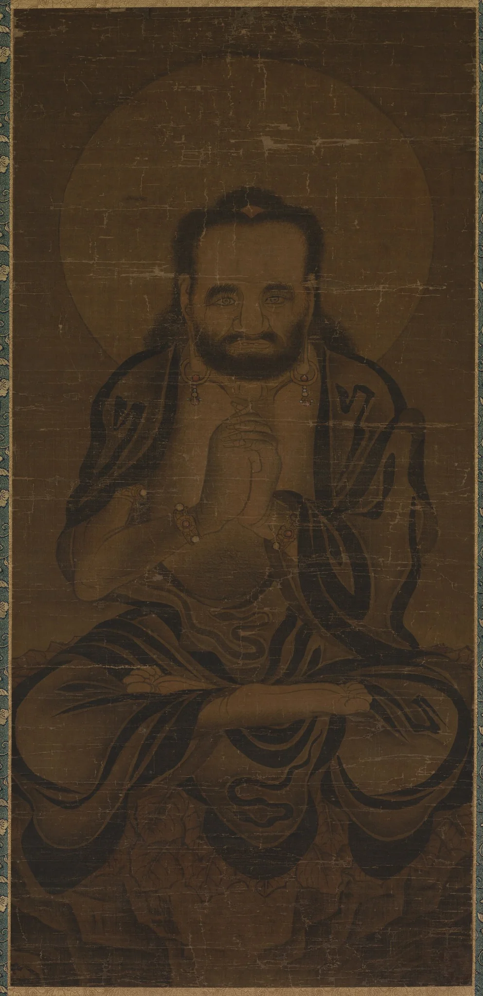 Sakyamuni Buddha, detail