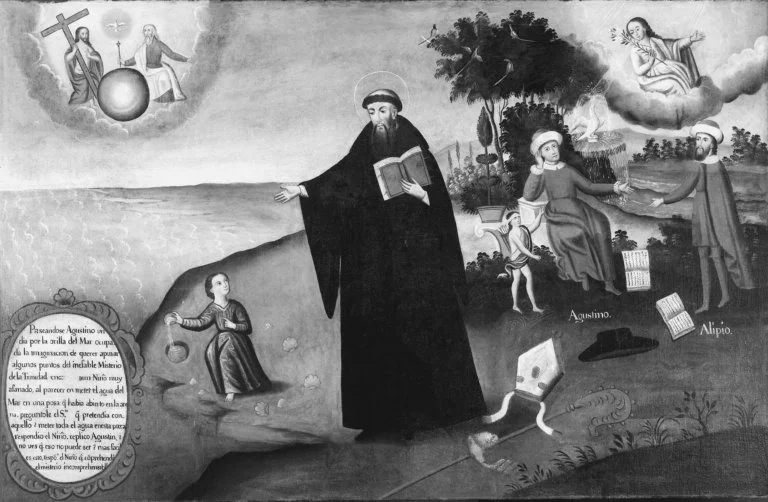 The Legend of San Augustine, detail