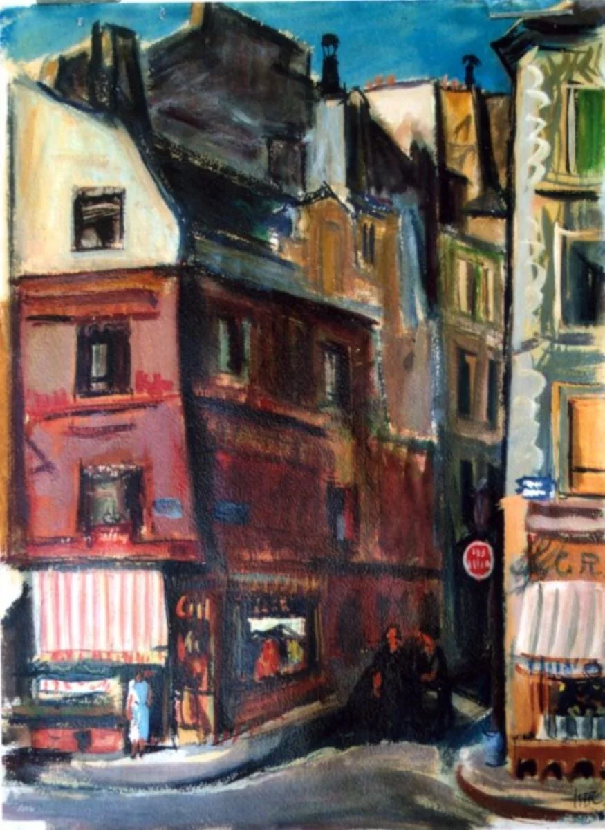 Paris. Strada Mouffetard, detail
