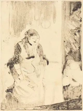 Mlle Bécat, by Edgar Degas, 1878