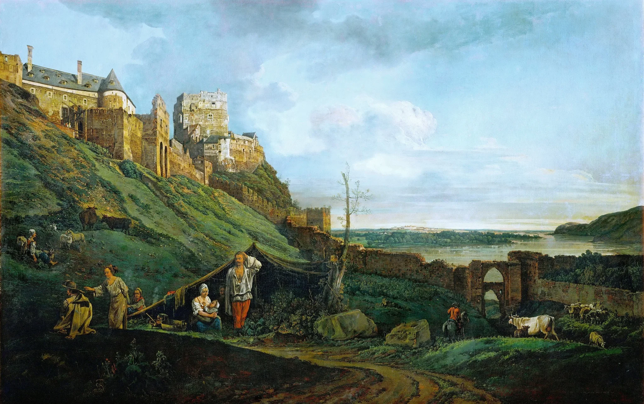 Die Ruine Theben an der March, detail