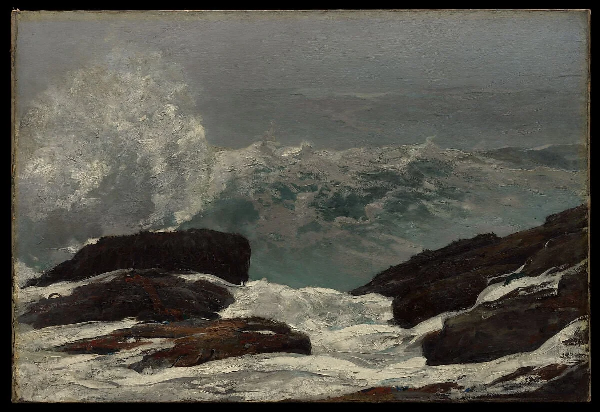 Maine Coast, detail