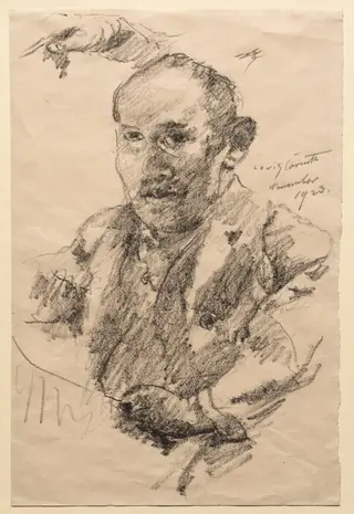 Self-Portrait, by Lovis Corinth, 1923