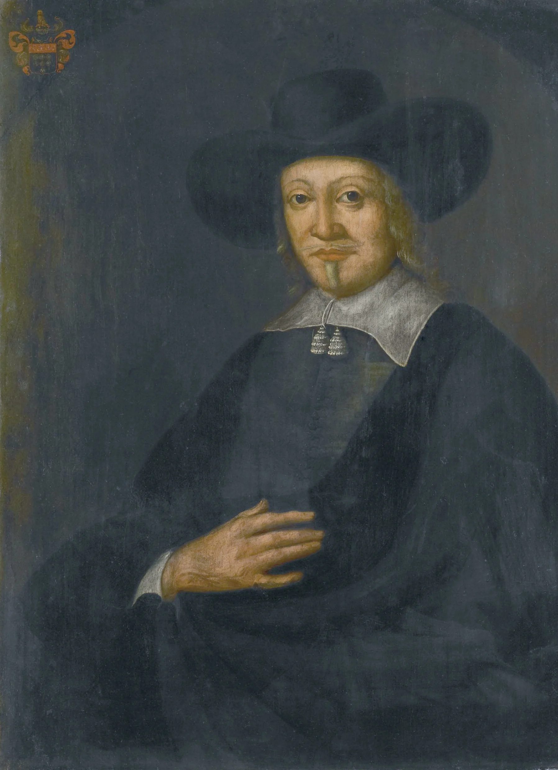 Portrait of Karel Reyniersz, Governor-General of the Dutch East Indies, detail