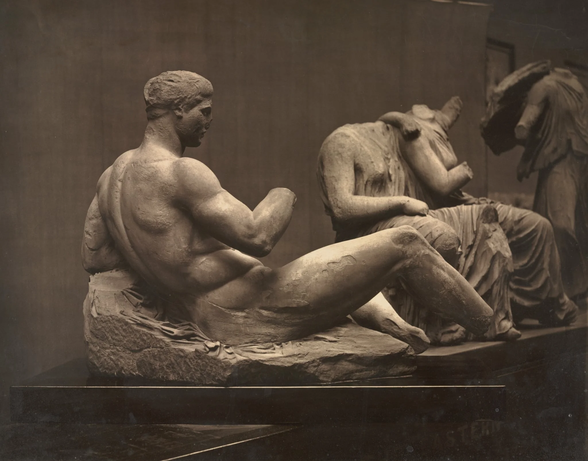 Sculptures from the Parthenon, British Museum, detail