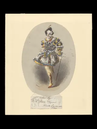 H Beard Print Collection, by Jules Chéret, 1863