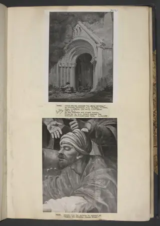 The West Doorway of Kirkstall Abbey, by William Mulready, watercolor, 1804
