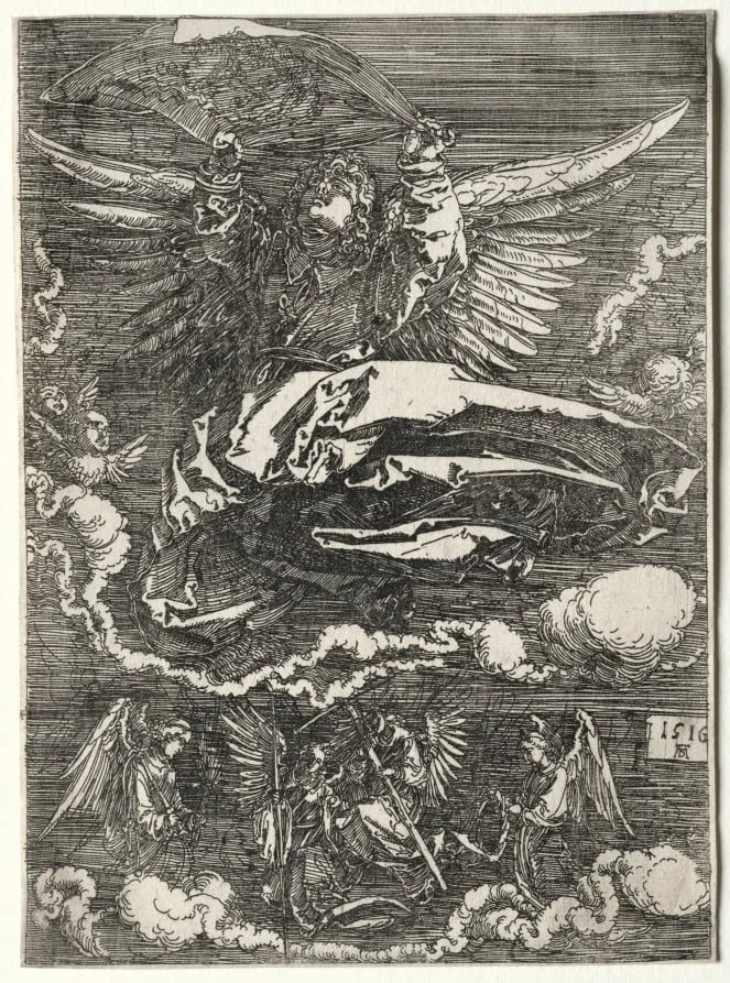 The Angel with the Sudarium, detail
