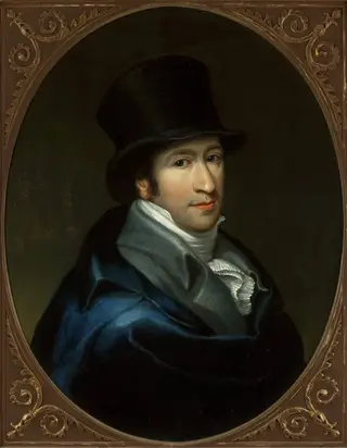 Portrait of Wiktor Ossoliński, by Alojzy Reichan, oil, 1843