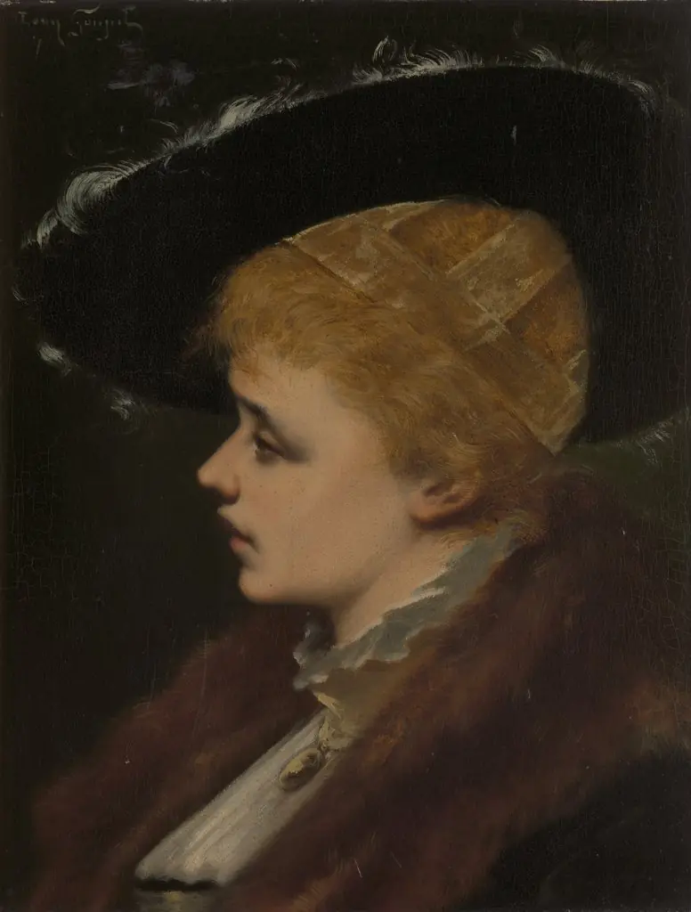 Previously in Nuremberg, by Léon Lucien Goupil, oil, 1872