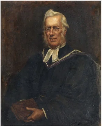 Portrait of Reverend J.M. Hamilton, detail
