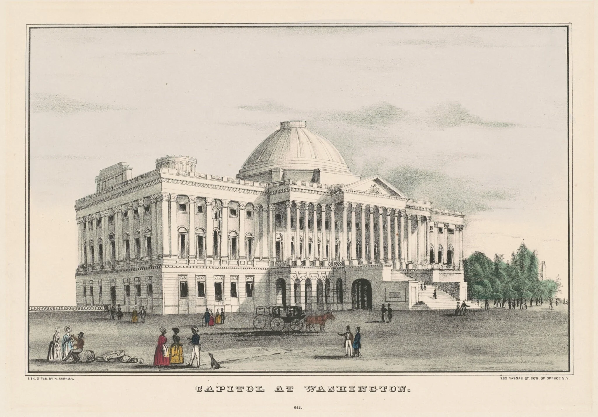Capitol at Washington, detail