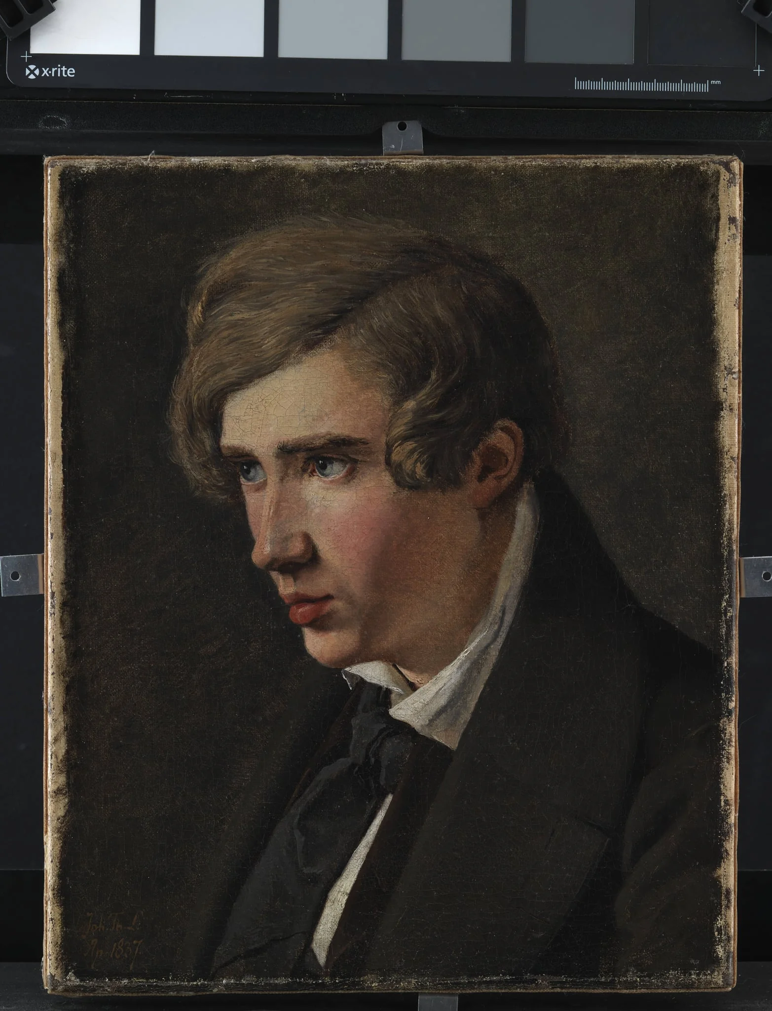 The Painter Thorald Læssøe, detail