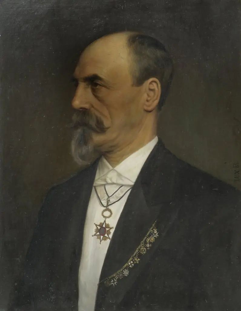 Professor Hermann, by Sigmund Dux, oil, 1894